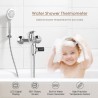 Water temperature meter - thermometer - LED LCD display - 360 degrees rotation - for shower / bathBathroom & Toilet