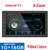 Universal car radio - MP5 player - 2 Din - Android - Bluetooth - GPS - MirrorLink - touch screen - camera