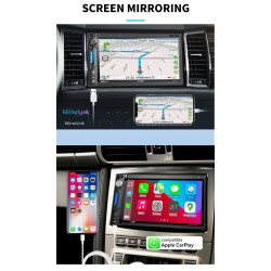 Car radio - MP5 player - 2Din - touch screen - Bluetooth - Mirror Link - USB - Bluetooth - AndroidRadio