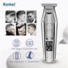 Kemei - aparador de cabelo profissional - sem fio - com display LED digital