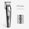 Kemei - aparador de cabelo profissional - sem fio - com display LED digital