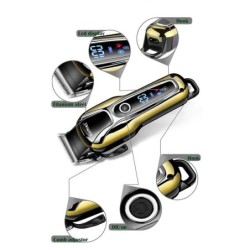 Kemei - professional hair trimmer - cordless - with LED displayHair trimmers