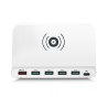 Multi USB - wireless fast charger - ISO / type-C / micro - QC3.0 - 60W