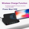 Multi USB - wireless fast charger - ISO / type-C / micro - QC3.0 - 60W