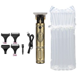 Kemei - aparador de cabelo elétrico profissional - barbear / escultura