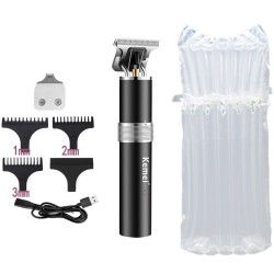 Kemei - aparador de cabelo elétrico profissional - barbear / escultura