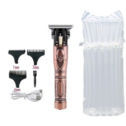 Kemei - aparador de cabelo elétrico profissional - barbear / escultura