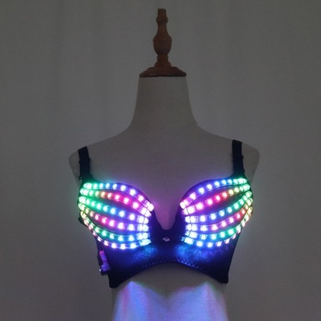 Sutiã LED brilhante - roupa de festa sexy - máscaras / Halloween