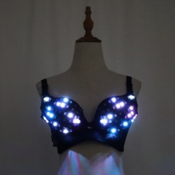 Sutiã LED brilhante - roupa de festa sexy - máscaras / Halloween