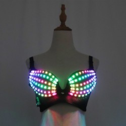 Sutiã LED brilhante - roupa de festa sexy - máscaras / Halloween