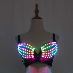 Sutiã LED brilhante - roupa de festa sexy - máscaras / Halloween