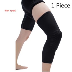 Joelheiras / cotoveleiras de proteção - manga de compressão - com espuma de favo de mel - fitness - esportes