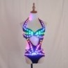 Roupa de festa sexy - biquíni luminoso - pixel LED - para dança noturna / máscaras / Halloween