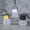 Car air freshener - empty glass bottle - hanging pendant - refillable