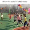 Rainbow ball - with long tail - hand throwing toy - children's outdoor activities