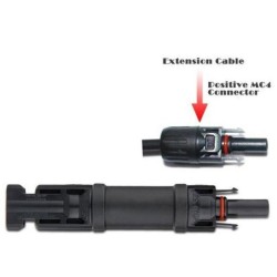 Connector diode - plug - for Solar PV system - inner-knob - auto-lock - waterproof