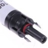 Connector diode - plug - for Solar PV system - inner-knob - auto-lock - waterproof