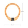 Anti-theft bicycle lock - 4 digit code combination - ring shaped