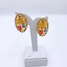 Luxurious jewellery set - necklace / earrings / bracelet / ring - African style