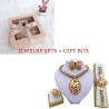 Luxurious jewellery set - necklace / earrings / bracelet / ring - African style
