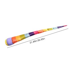 Rainbow ball - with long tail - hand throwing toy - children's outdoor activities