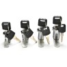 Security furniture lock - cam cylinder - for doors / cabinets / drawers - with keys - locksmith tool