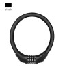 Anti-theft bicycle lock - 4 digit code combination - ring shaped