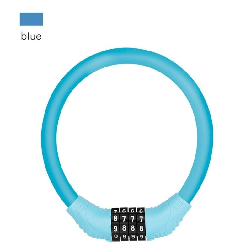 Anti-theft bicycle lock - 4 digit code combination - ring shaped