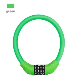 Anti-theft bicycle lock - 4 digit code combination - ring shaped