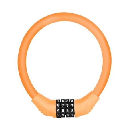 Anti-theft bicycle lock - 4 digit code combination - ring shaped