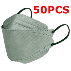 Face / mouth protective face masks - antibacterial - 3-ply - 4D design - FPP2 - KN95