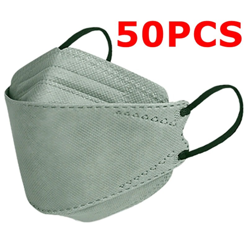 Face / mouth protective face masks - antibacterial - 3-ply - 4D design - FPP2 - KN95