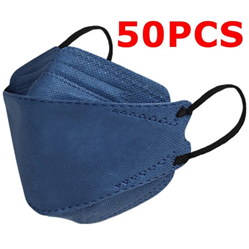 Face / mouth protective face masks - antibacterial - 3-ply - 4D design - FPP2 - KN95