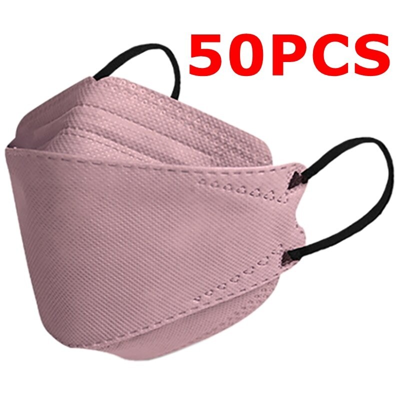 Face / mouth protective face masks - antibacterial - 3-ply - 4D design - FPP2 - KN95