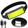 Professional headlamp - mini flashlight - rechargeable - COB - LED - USB