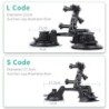 Car window suction cup - 1/4" tripod - adapter - mount for GoPro / SJCAM Xiaomi Yi 4K