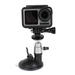 Car window suction cup - mount with ball head - camera holder - for DJI Osmo / GoPro Hero / Sony Yi 4K Sjcam