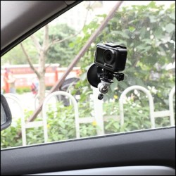 Car window suction cup - mount with ball head - camera holder - for DJI Osmo / GoPro Hero / Sony Yi 4K Sjcam
