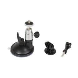 Car window suction cup - mount with ball head - camera holder - for DJI Osmo / GoPro Hero / Sony Yi 4K Sjcam