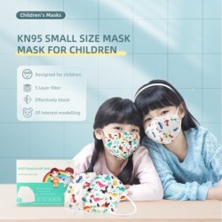 Face / mouth protective masks - antibacterial - 5-ply - FPP2 - KN95 - for children