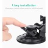 Car window suction cup - 1/4" tripod - adapter - mount for GoPro / SJCAM Xiaomi Yi 4K