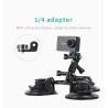Car window suction cup - 1/4" tripod - adapter - mount for GoPro / SJCAM Xiaomi Yi 4K