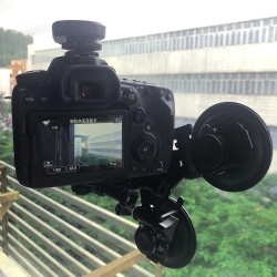 Car window suction cup - 1/4" tripod - adapter - mount for GoPro / SJCAM Xiaomi Yi 4K