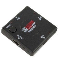 HDMI switch - splitter - 3 input 1 output - mini 3 port - for HDTV 1080PSplitters