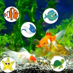 Adesivos coloridos para crianças - estrela do mar / coala / panda / leão / unicórnio