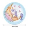 Decorative round stickers - rewards labels - for kids - unicorn / sun / cloud / thank you / superDecoration
