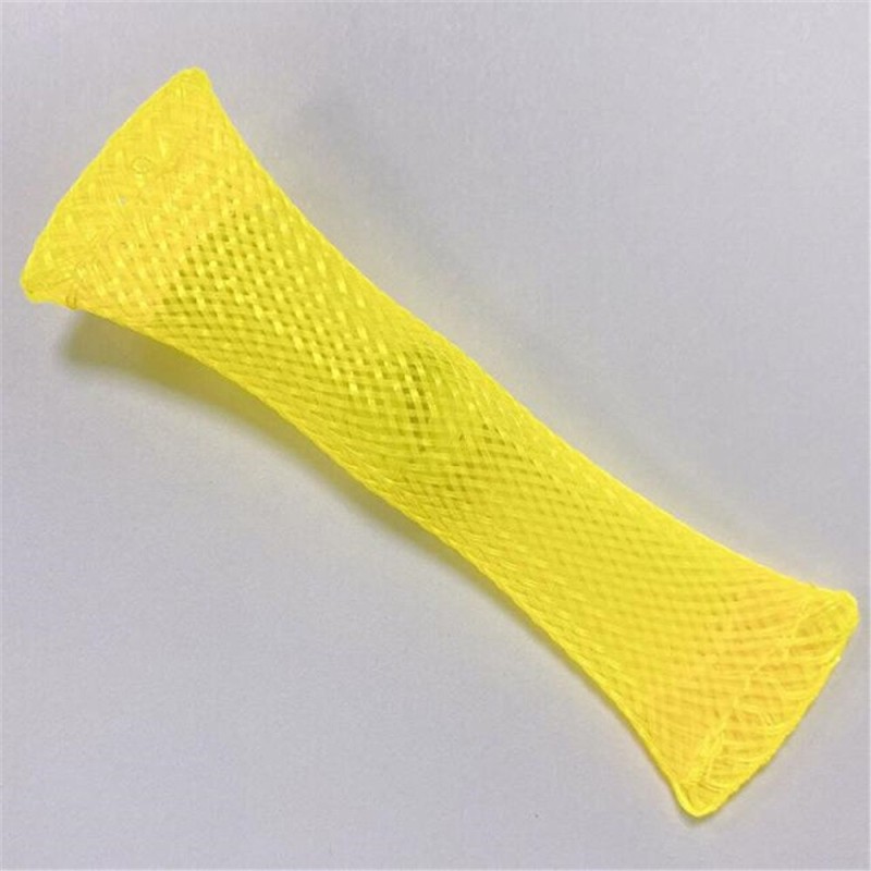 Squeeze fidget toy - anti-stress - net tube with marble ball