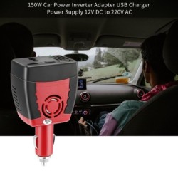 Car cigarette lighter power inverter - adapter - with USB charging port - 150W - 12V DC to 220V ACCigarette lighters