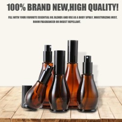 Glass spray bottle - dark brown - sun protection - cosmetic / perfume sample containerPerfumes