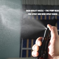 Frasco de spray de vidro - marrom escuro - proteção solar - recipiente para amostras de cosméticos/perfumes